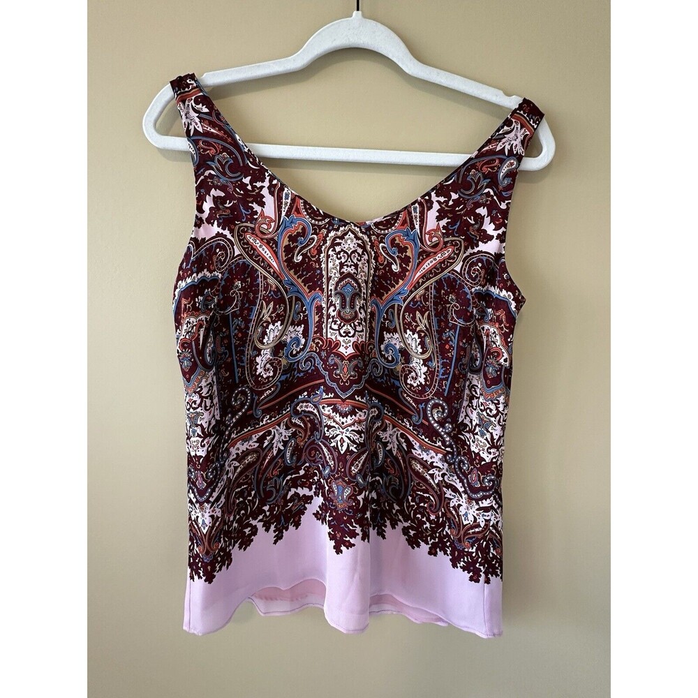 NWT J. Crew Paisley Tank Size 0 Flowy Summer Boho